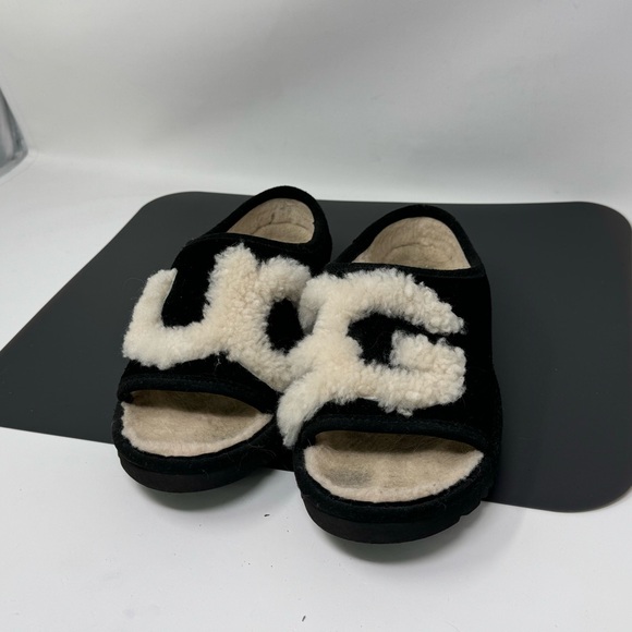 Ugg Shearling Lined Slipper Slides 1019730HBX Women’s Sz 6.5 - Picture 4 of 14